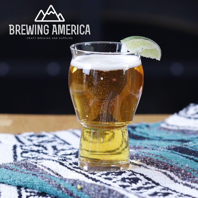 Brewing America كأس البيرة النووي من مافن توب® لأفضل طعم للبيرة الحرفية والسيدر - شكل توليب ونووية لتعزيز الطعم والرائحة لأفضل أنواع الآي بي إيه (مجموعة 4 من مافن توب الشفافة) - Image 2